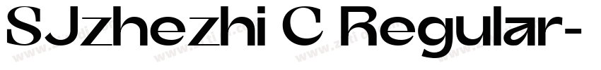 SJzhezhi C Regular字体转换